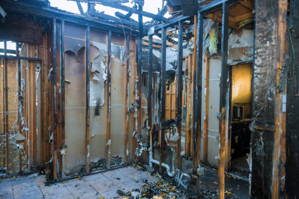 Professional Emergency Fire Cleanup technician working in Englewood, NJ